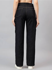 Kotty Women Straight Fit High-Rise Stretchable Regular Jeans