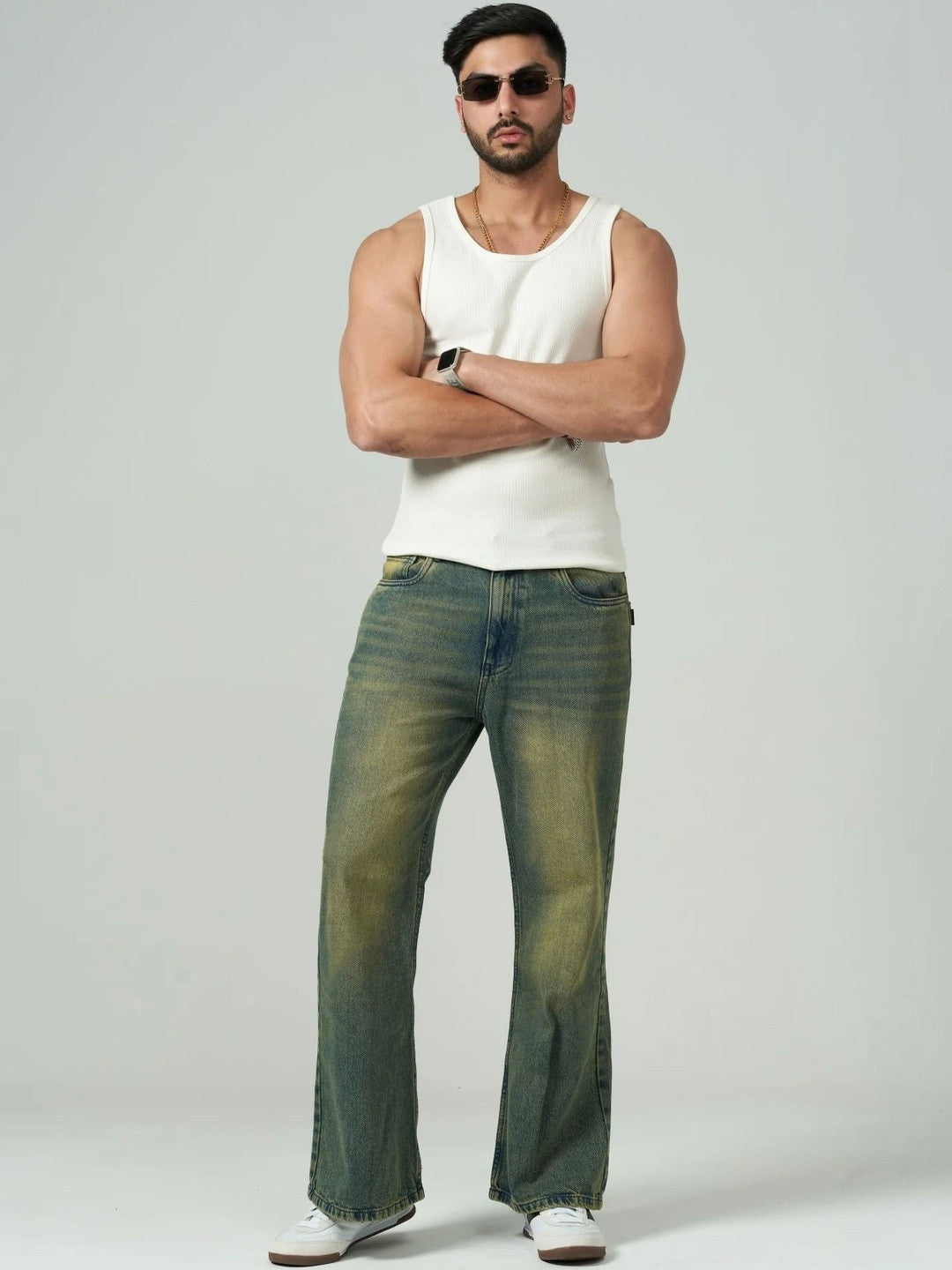 Kotty Men Regular Fit Low Rise Stretchable Jeans