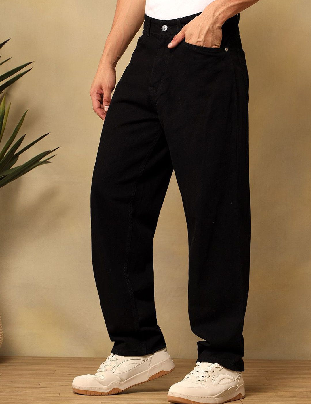 Kotty Men Regular Fit Mid-Rise Cotton Stretchable Jeans