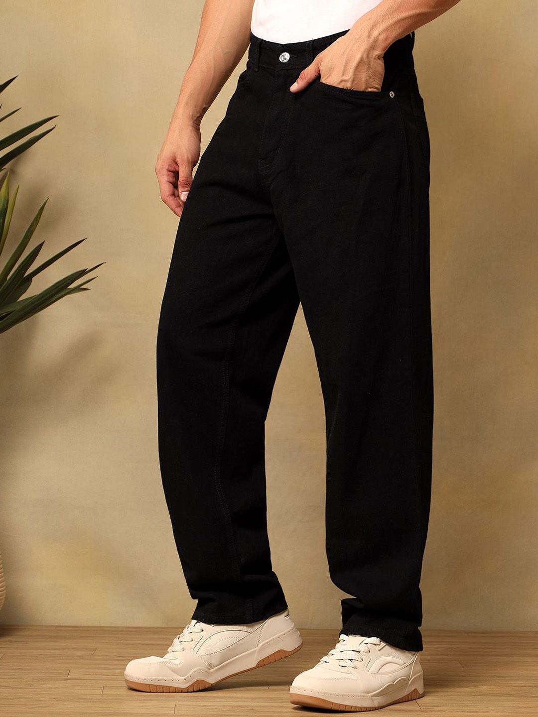 Kotty Men Regular Fit Mid-Rise Cotton Stretchable Jeans