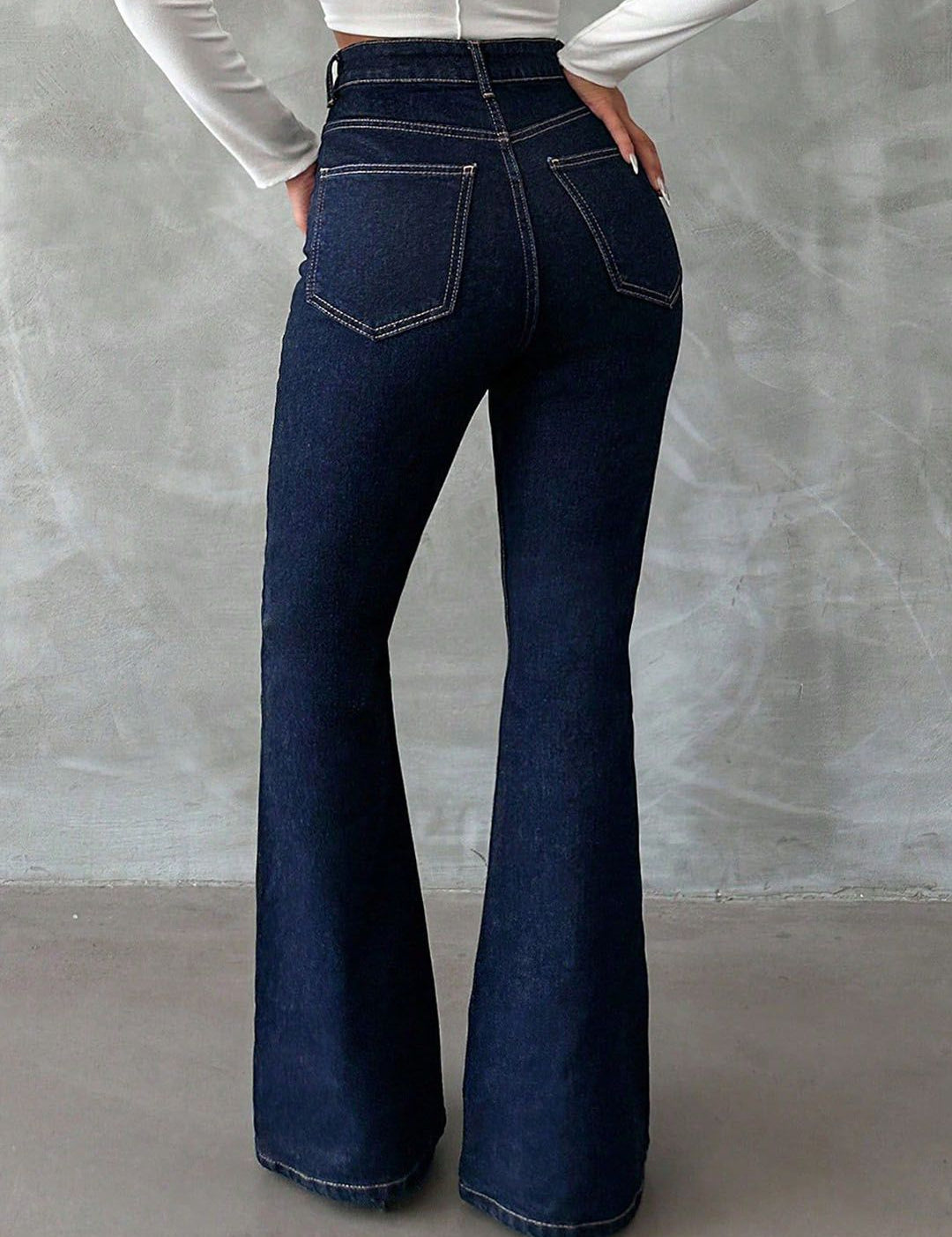 Kotty Women Bootcut High-Rise Cotton Jeans