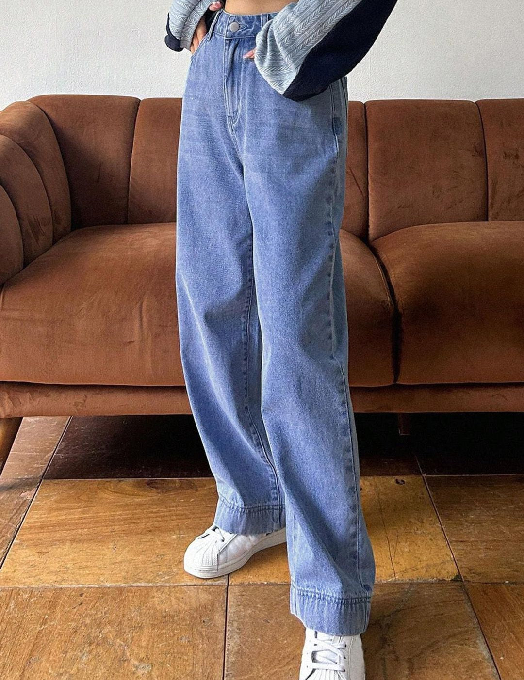 Kotty Women High-Rise Wide Leg Stretchable Jeans