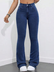 Kotty Women Bootcut High-Rise Stretchable Jeans