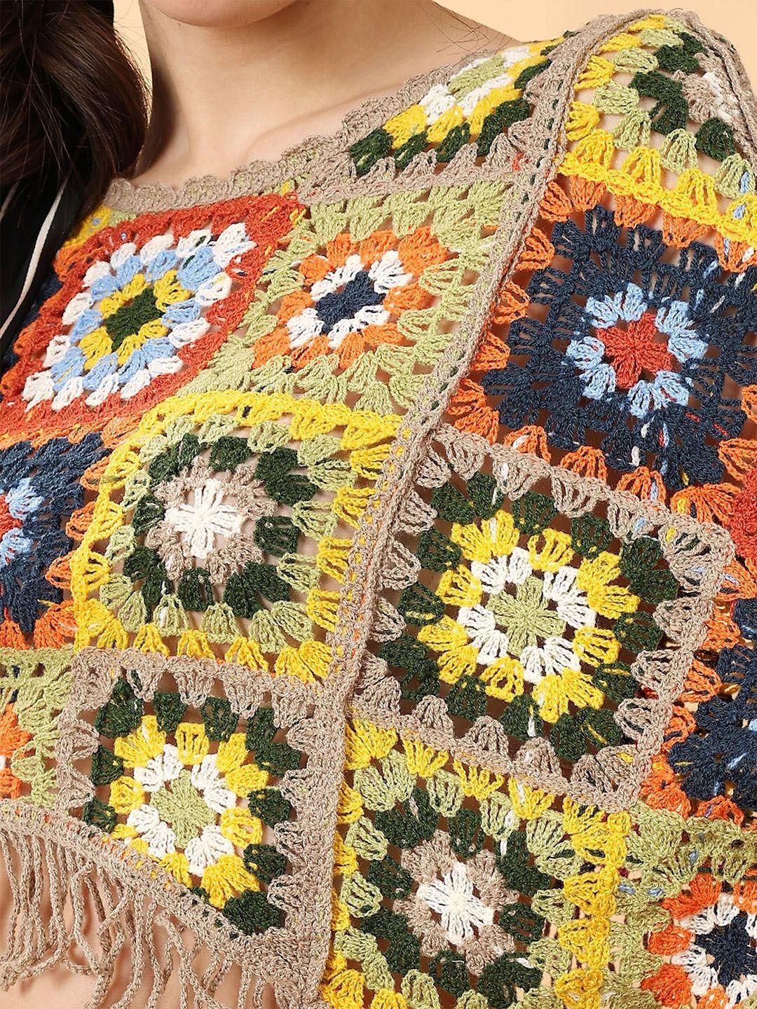 Kotty Women Embellished Print Cotton Top