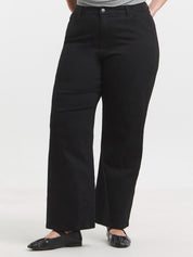 Kotty Women Wide Leg High-Rise Stretchable Denim Jeans