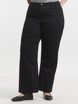 Kotty Women Wide Leg High-Rise Stretchable Denim Jeans
