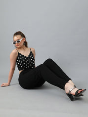 Kotty Women Straight Fit High-Rise Stretchable Jeans