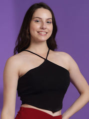 Kotty Women Solid Shoulder Straps Top