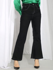 Kotty Women Bootcut High-Rise Stretchable Jeans