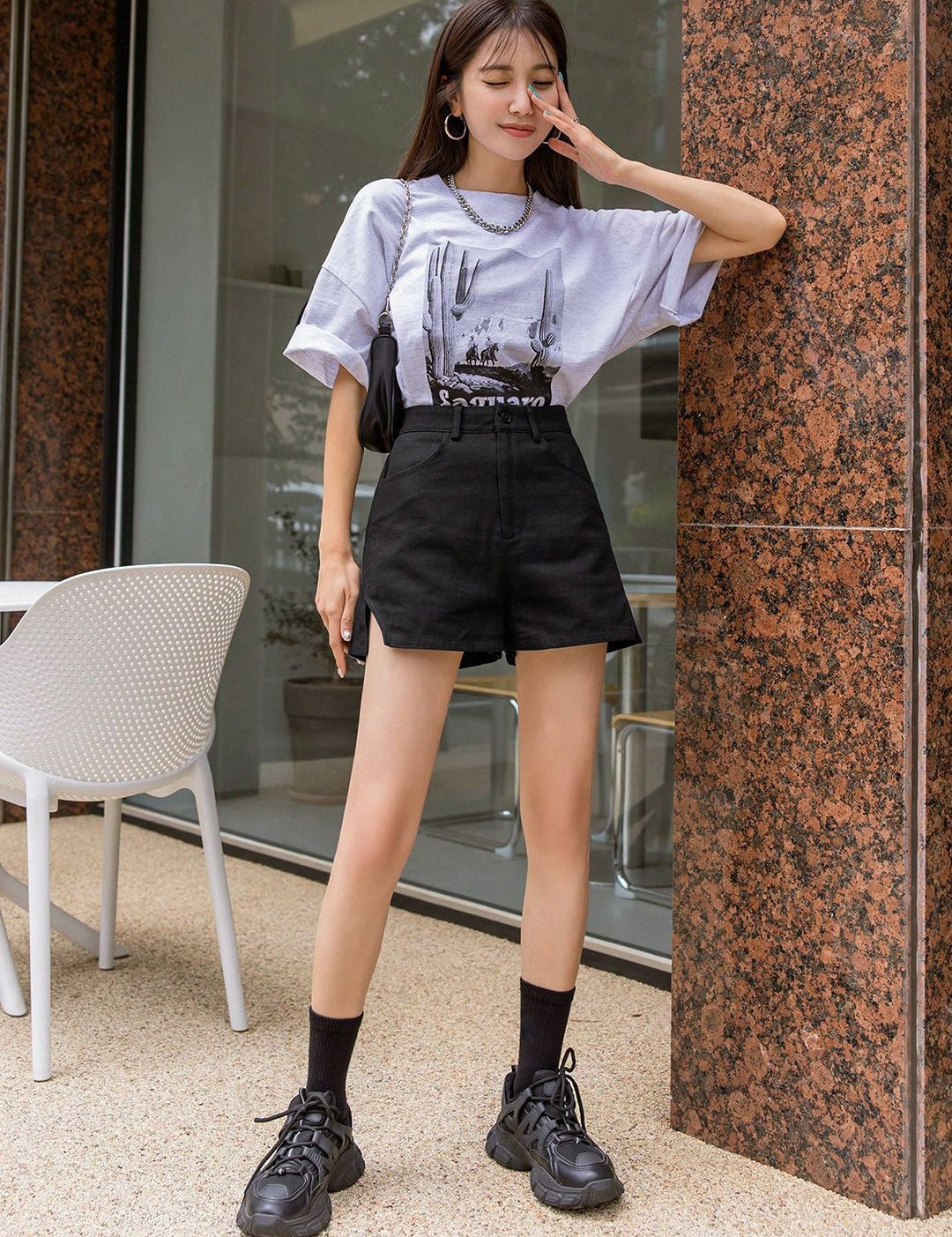 Kotty Women High-Rise Denim Shorts