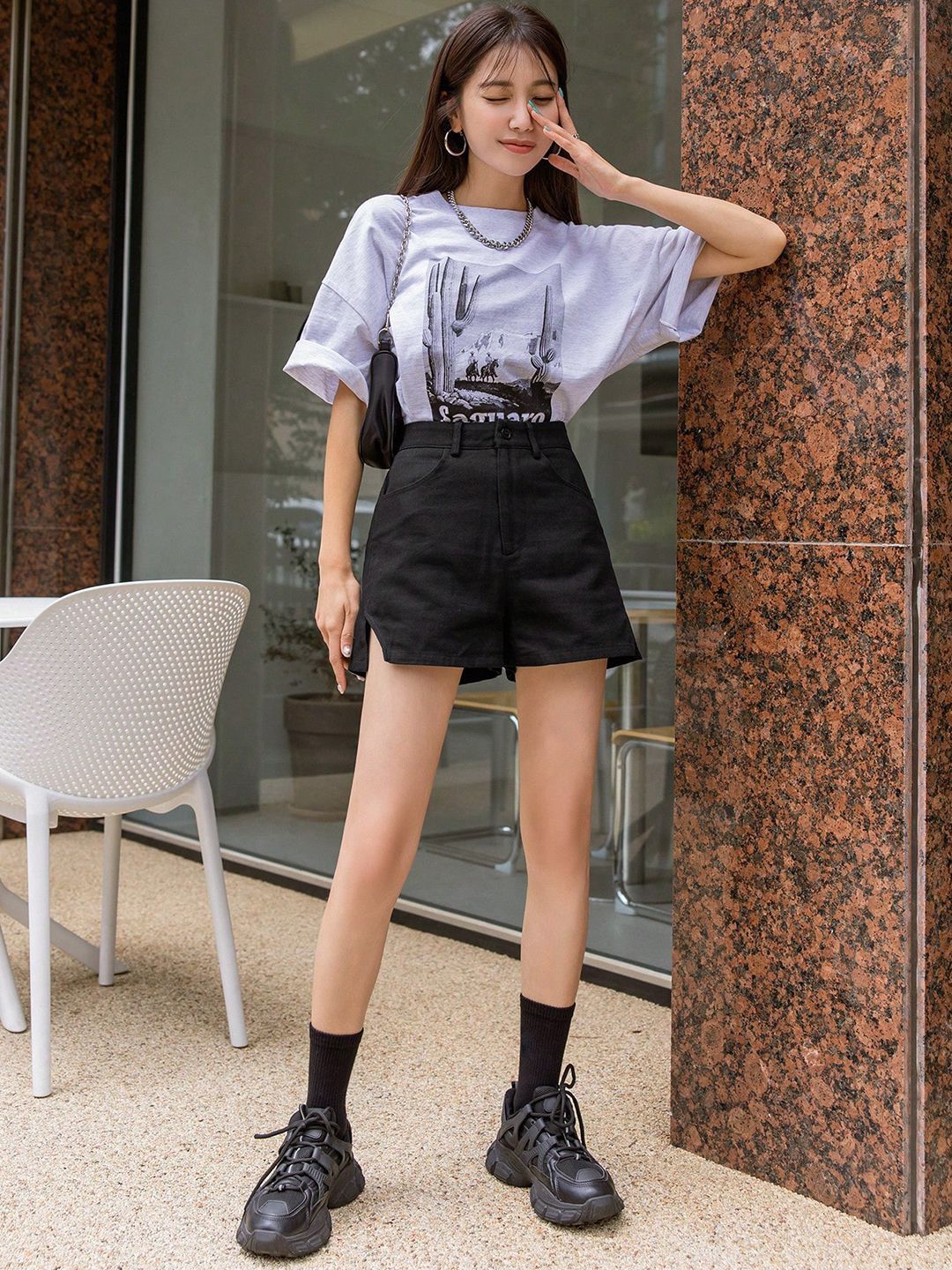 Kotty Women High-Rise Denim Shorts