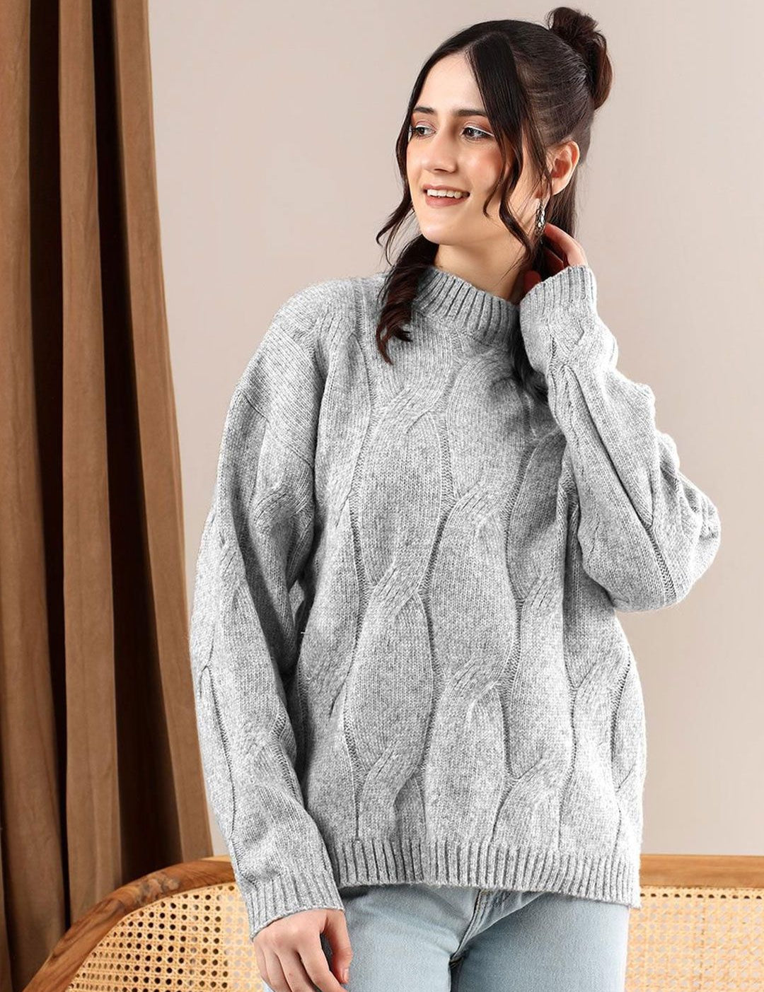 Kotty Women Cable Knit Pullover