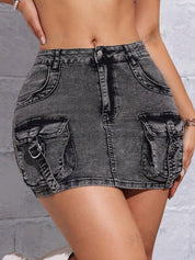 Kotty Pencil Above Knee Skirt