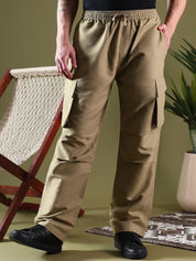 Kotty Men Relaxed Easy Wash Cargos Trousers
