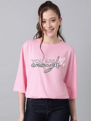 Kotty Women Typography Printed T-shirt