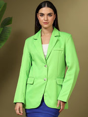 Kotty Notched Lapel Single Breasted Blazer