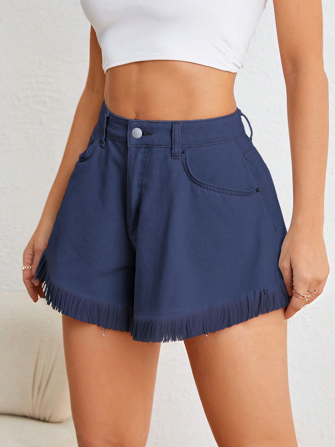 Kotty Women High-Rise Denim Shorts