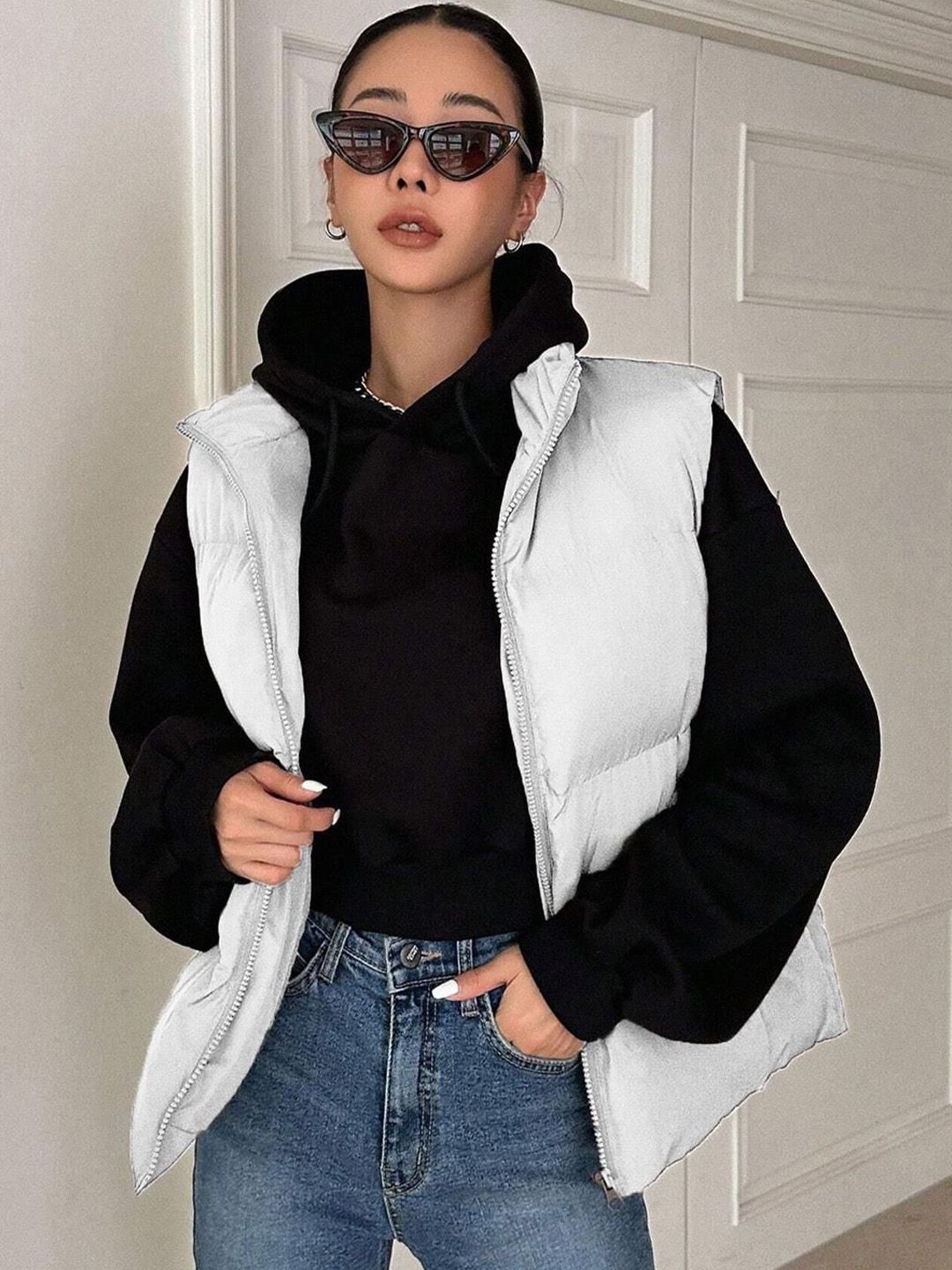 Kotty Women Insulator Crop Puffer Jacket