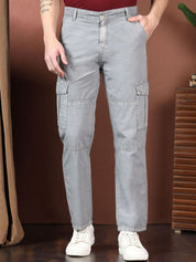 Kotty Men Relaxed Easy Wash Cargos Trousers