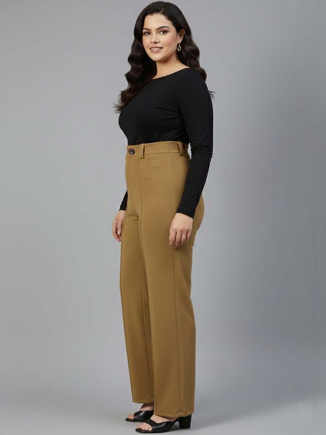 Kotty Women Chic High-Rise Workwear Pants