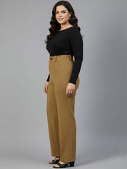 Kotty Women Chic High-Rise Workwear Pants