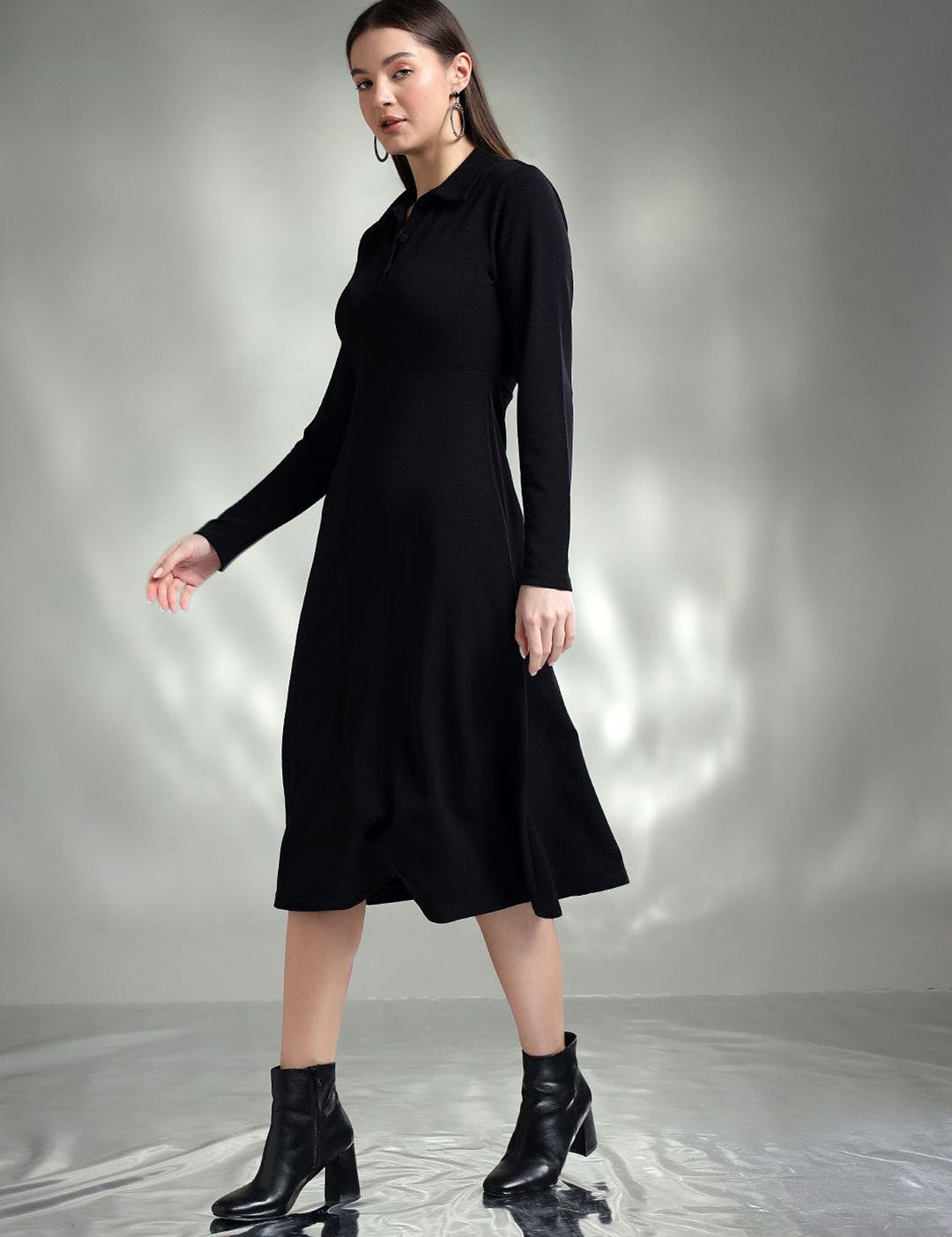 Kotty Women Fit & Flare Midi Dress