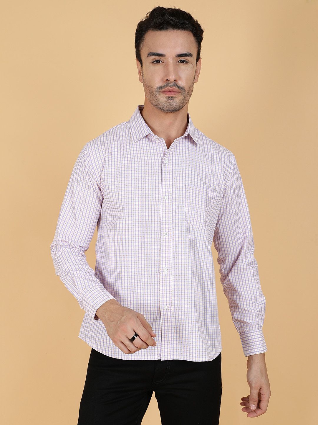 Kotty Men Relaxed Spread Collar Graphic Printed Casual Shirt