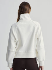 Kotty Women Shirt Collar Long Sleeves Pullover Sweatshirt