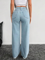 Kotty Women Cotton Straight Fit High-Rise Highly Distressed Stretchable Jeans