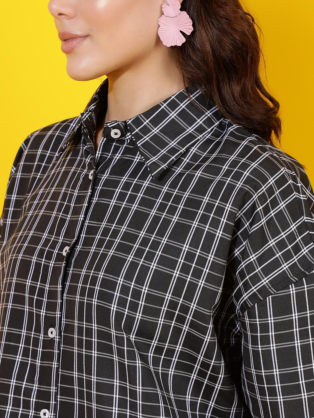 Kotty Women Comfort Opaque Printed Casual Shirt