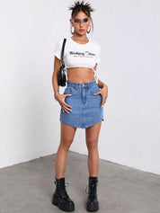 Kotty A-Line Above Knee Length Skirt