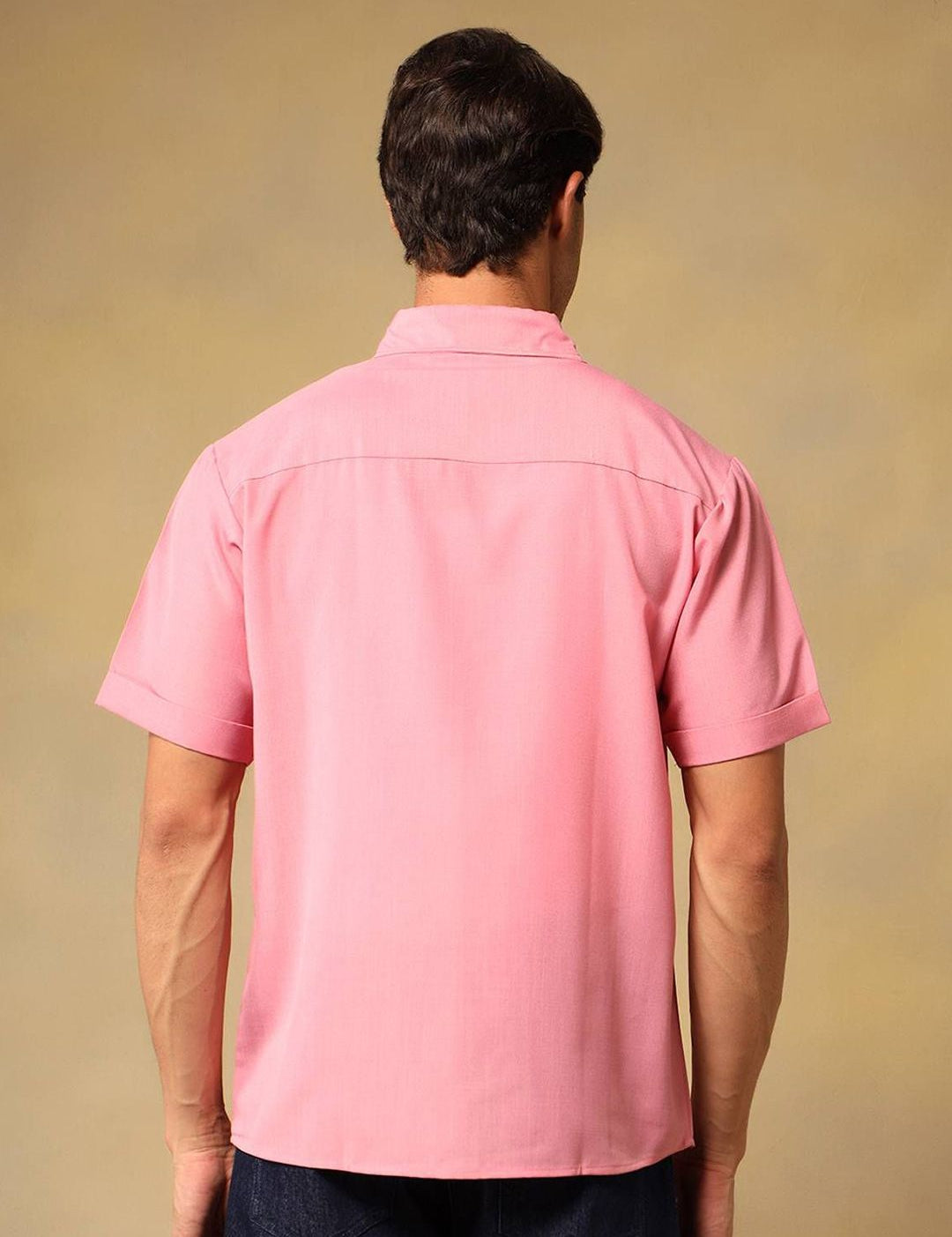 Kotty Comfort Fit Linen Spread Collar Casual Shirt