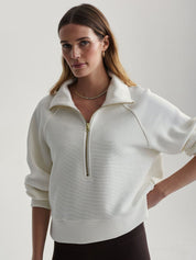 Kotty Women Shirt Collar Long Sleeves Pullover Sweatshirt