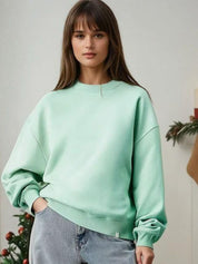 Kotty Women Round Neck Pullover Sweatshirt