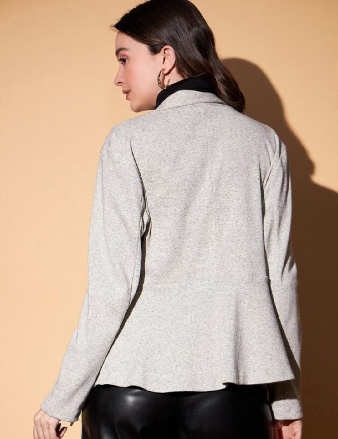 Kotty Grey Open Front Shrug