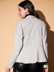 Kotty Grey Open Front Shrug