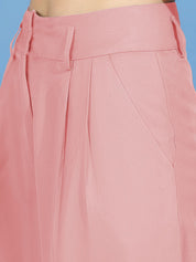 Kotty Women Relaxed Slim Fit High-Rise Easy Wash Trousers