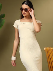 Kotty Women Short Sleeves Bodycon Dress