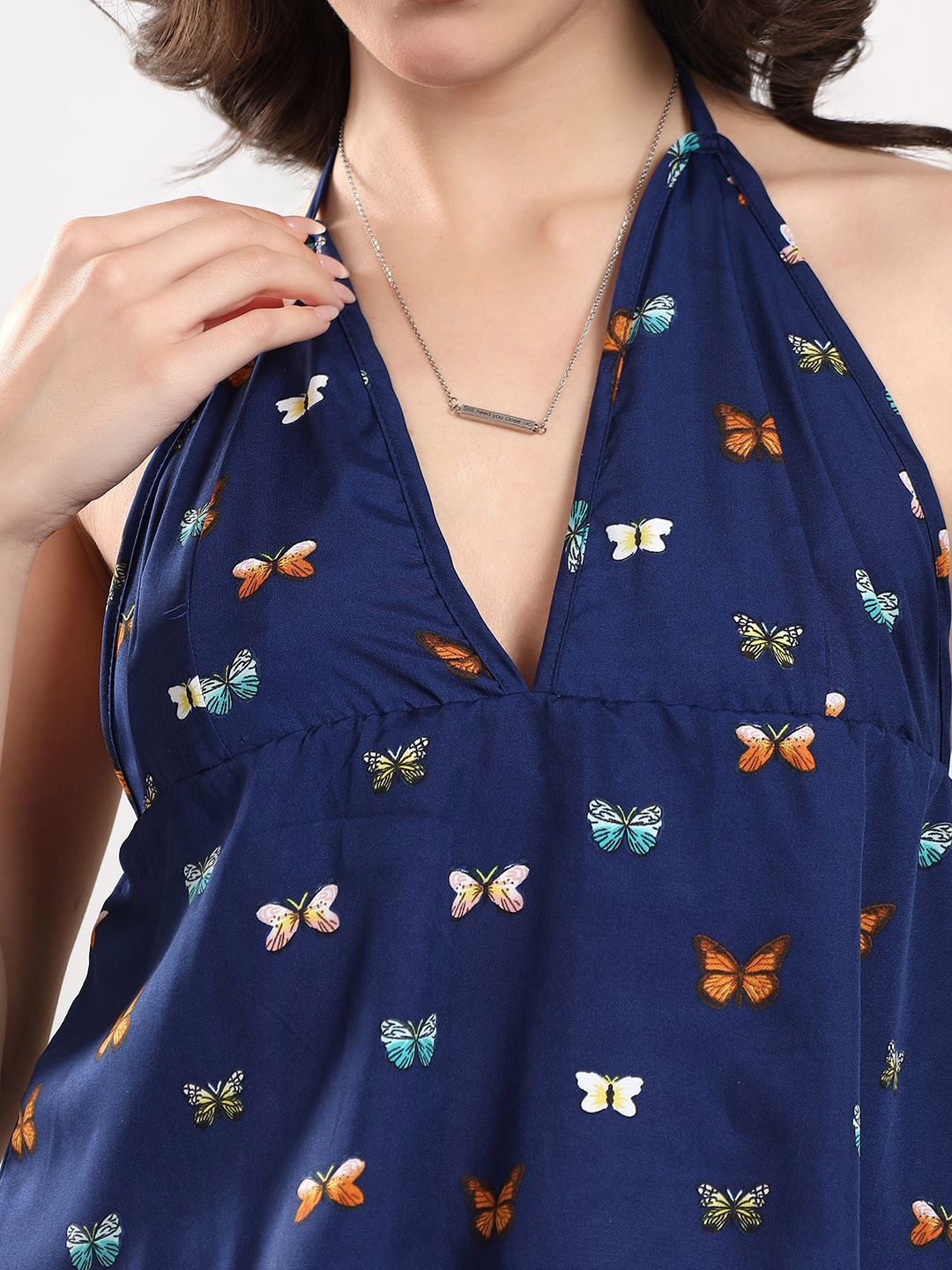 Kotty Women Conversational Printed Peplum Top