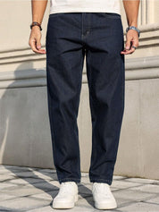 Kotty Men Straight Fit Low-Rise Stretchable Jeans