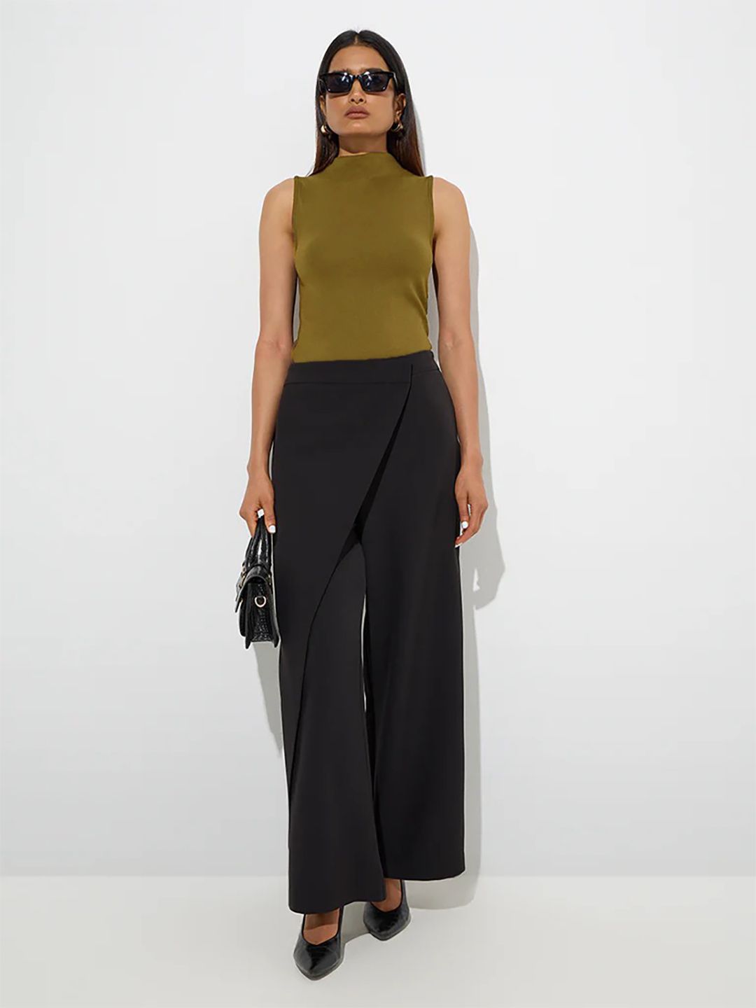 Kotty High Neck Fitted Top