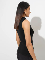 Kotty Pack of 2 Women Solid High Neck Tops