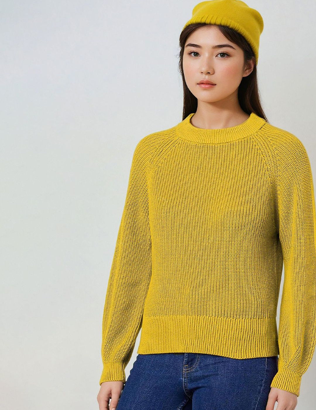 Kotty Women Ribbed Cotton Pullover