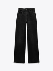 Kotty Women Jean Wide Leg High-Rise Stretchable Jeans