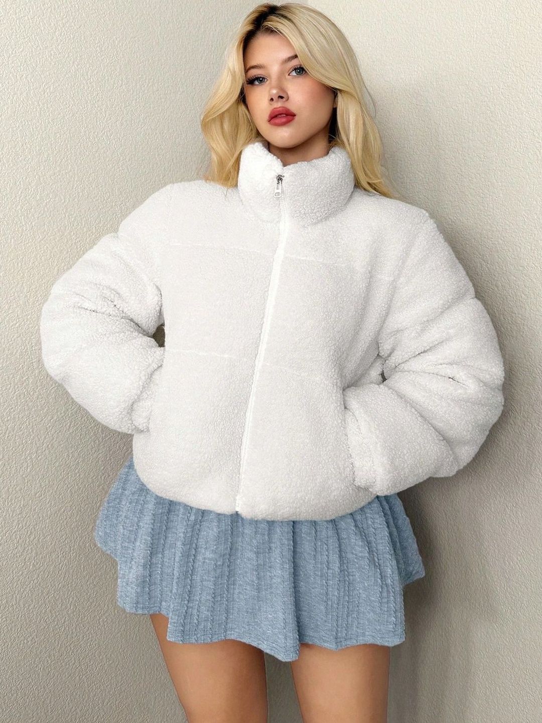 Kotty Women Woollen Open Front Jacket