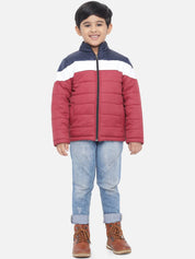 KOTTY Boys Colorblock Puffer Jacket
