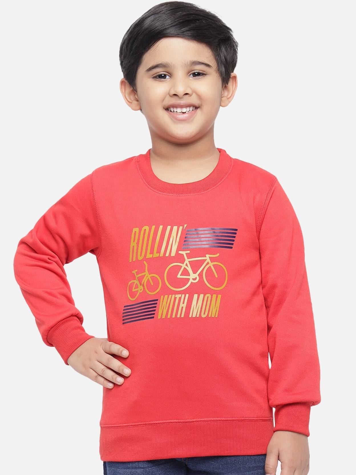 KOTTY Boys Full Sleeve Printed Sweatshirt