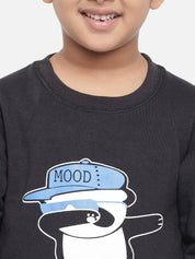 KOTTY Boys Full Sleeve Printed Sweatshirt