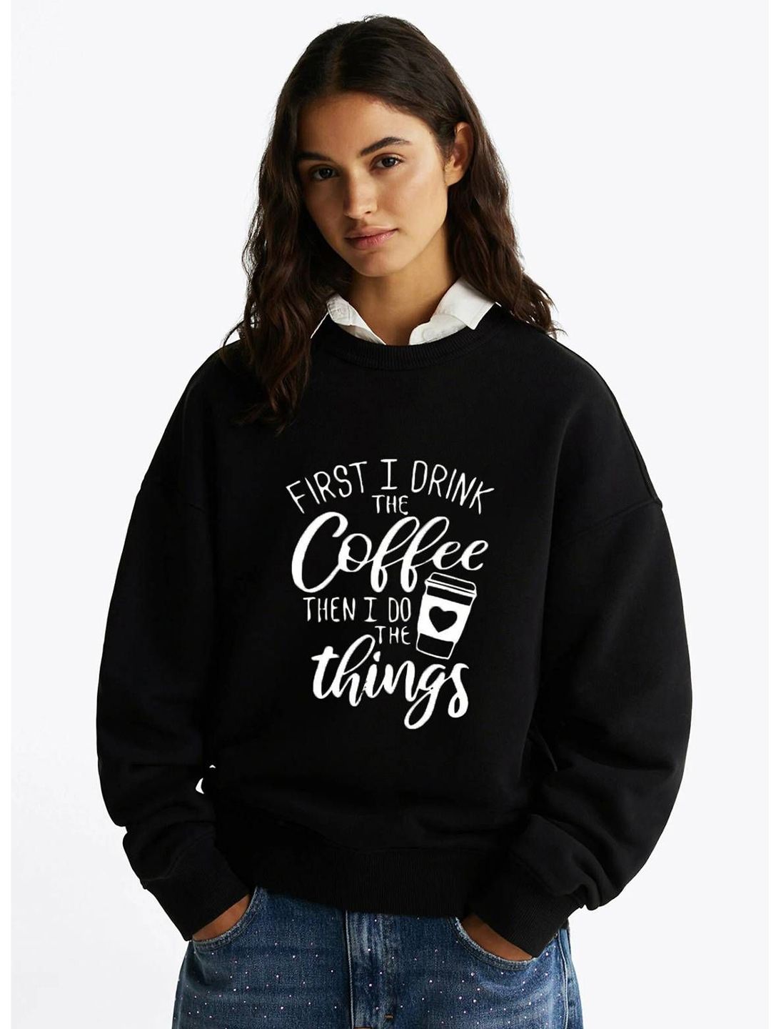 Kotty Women Printed Therma-Fit Sweatshirt