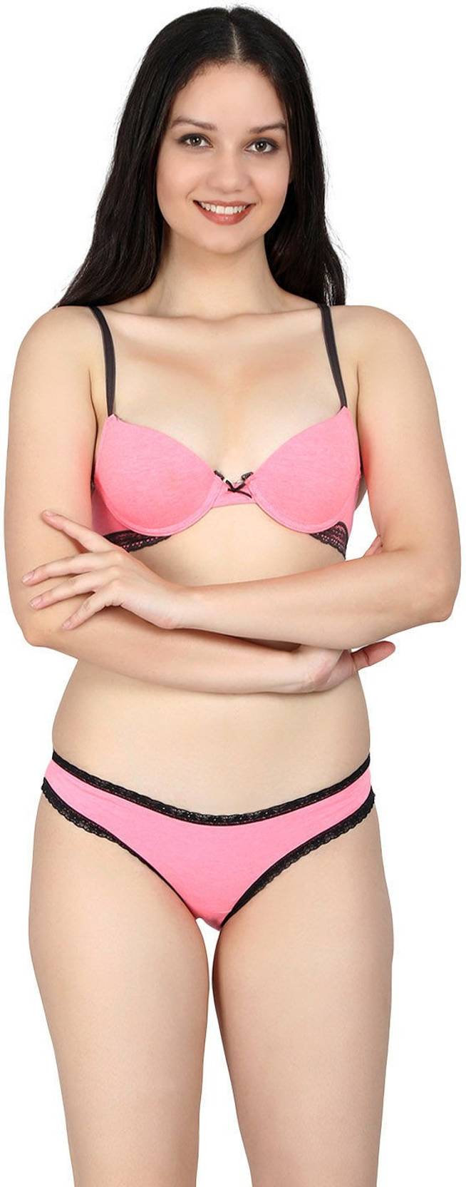 KOTTY  Bra & Panty Set Printed Multicolor Lingerie Set